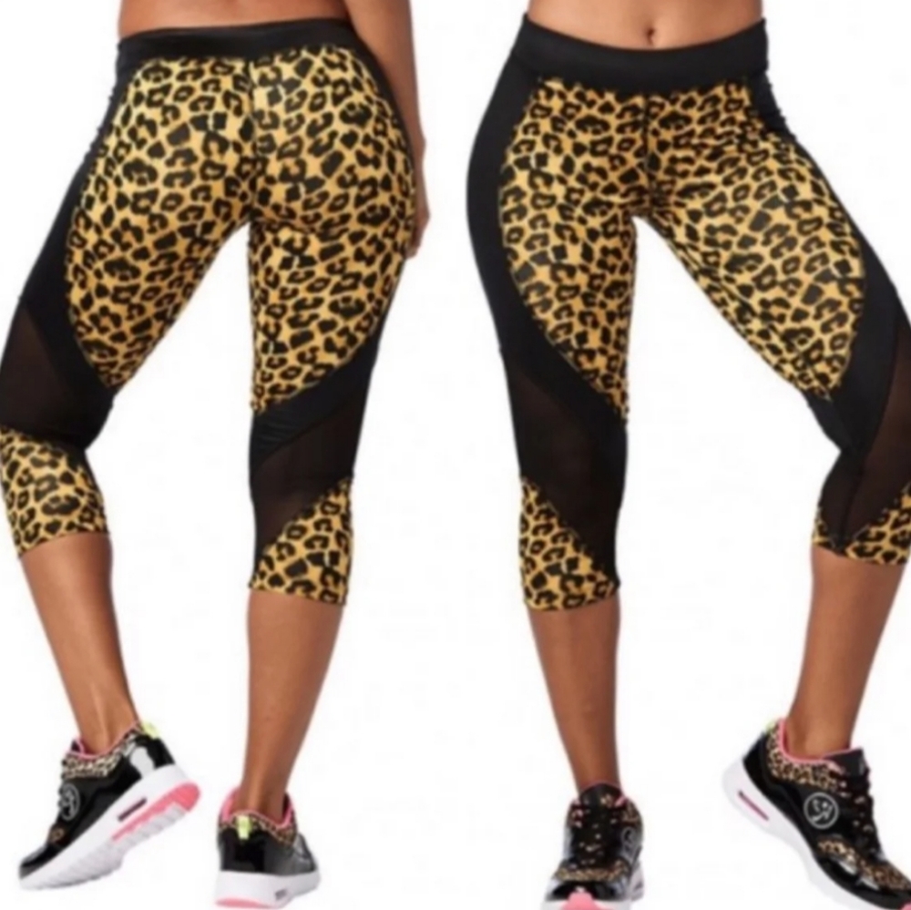 Zumba capri chita print